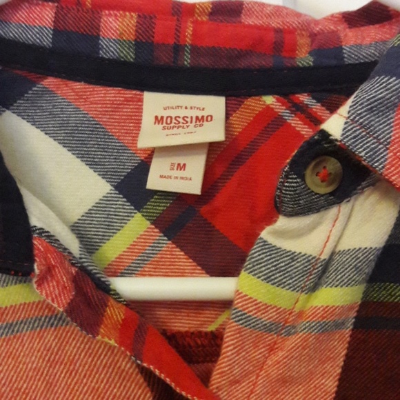Women's Mossimo Red Flannel - Picture 2 of 2